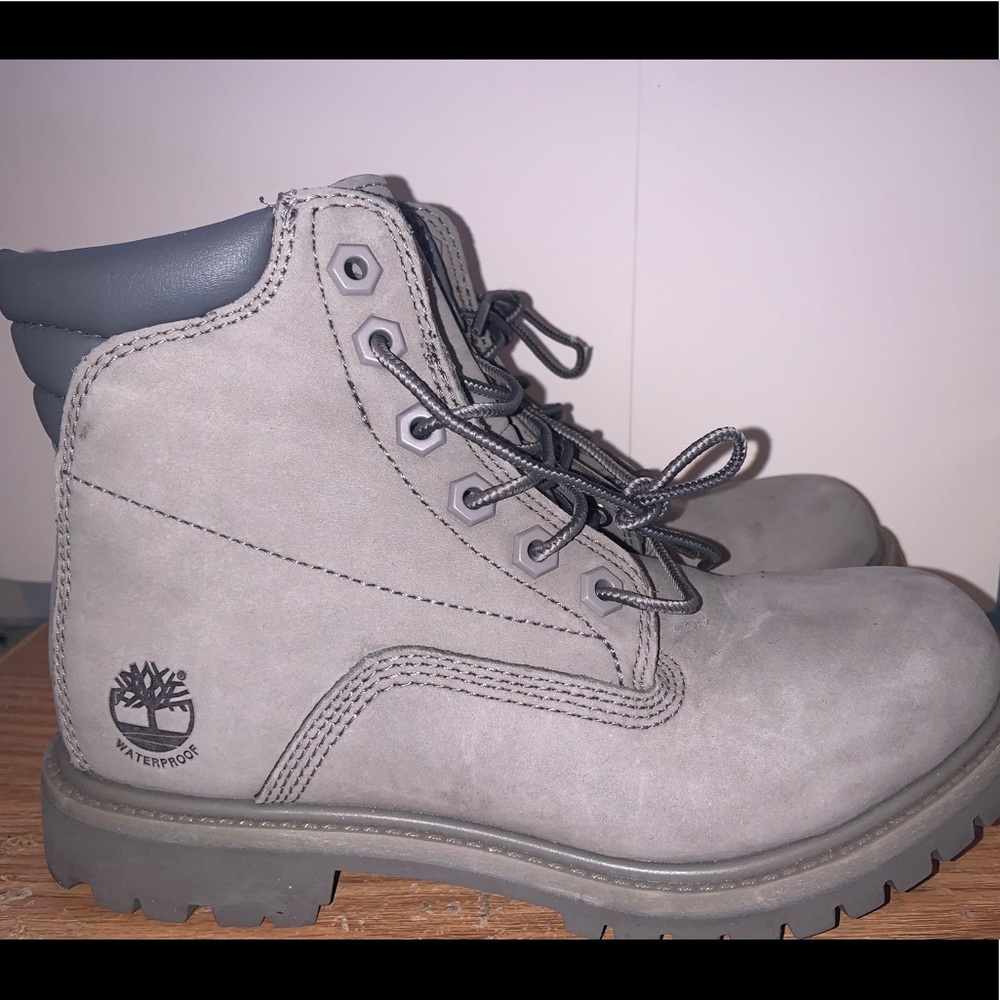 Women’s Gray Timberland Boots